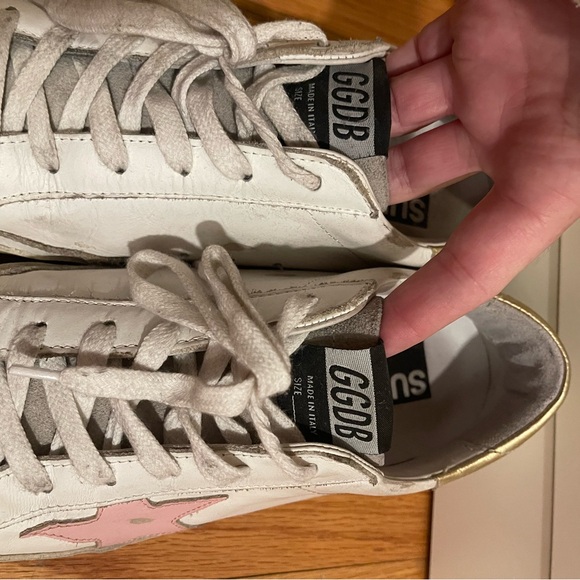 Golden Goose Superstar barely word like new condition no bag or box size 38 - Picture 6 of 7